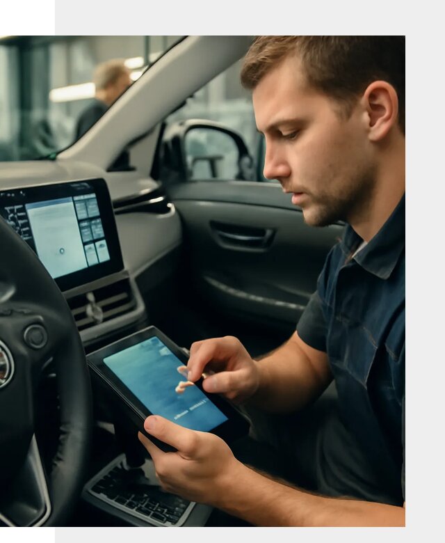 Установка приложений Toyota на мультимедиа в Лесне